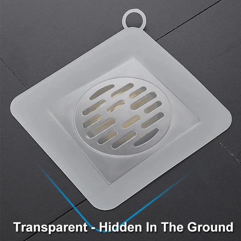 Floor Drain Deodorant Thick Silicone Bathroom Deodorant Insect-proof Seal Household Sewer Pipe Sink Anti-smell Floor Cover