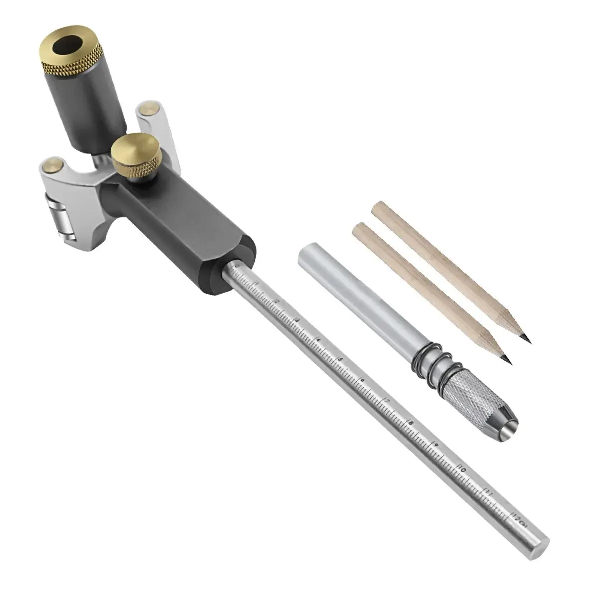 Holzbearbeitung Markierung Gauge Gerade Arc Kurve Linie Glasritzrades Feinabstimmung Parallel Zeichnung Linie Lineal Automatische Linie Zeichnung Werkzeug