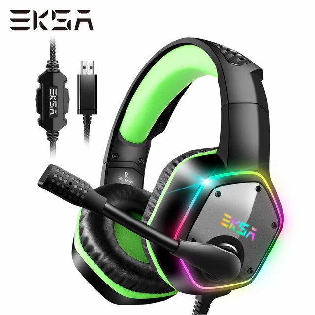 Gaming Headphones For PC/PS4/PS5 EKSA E1000 7.1 Surround RGB Gaming Headset 1