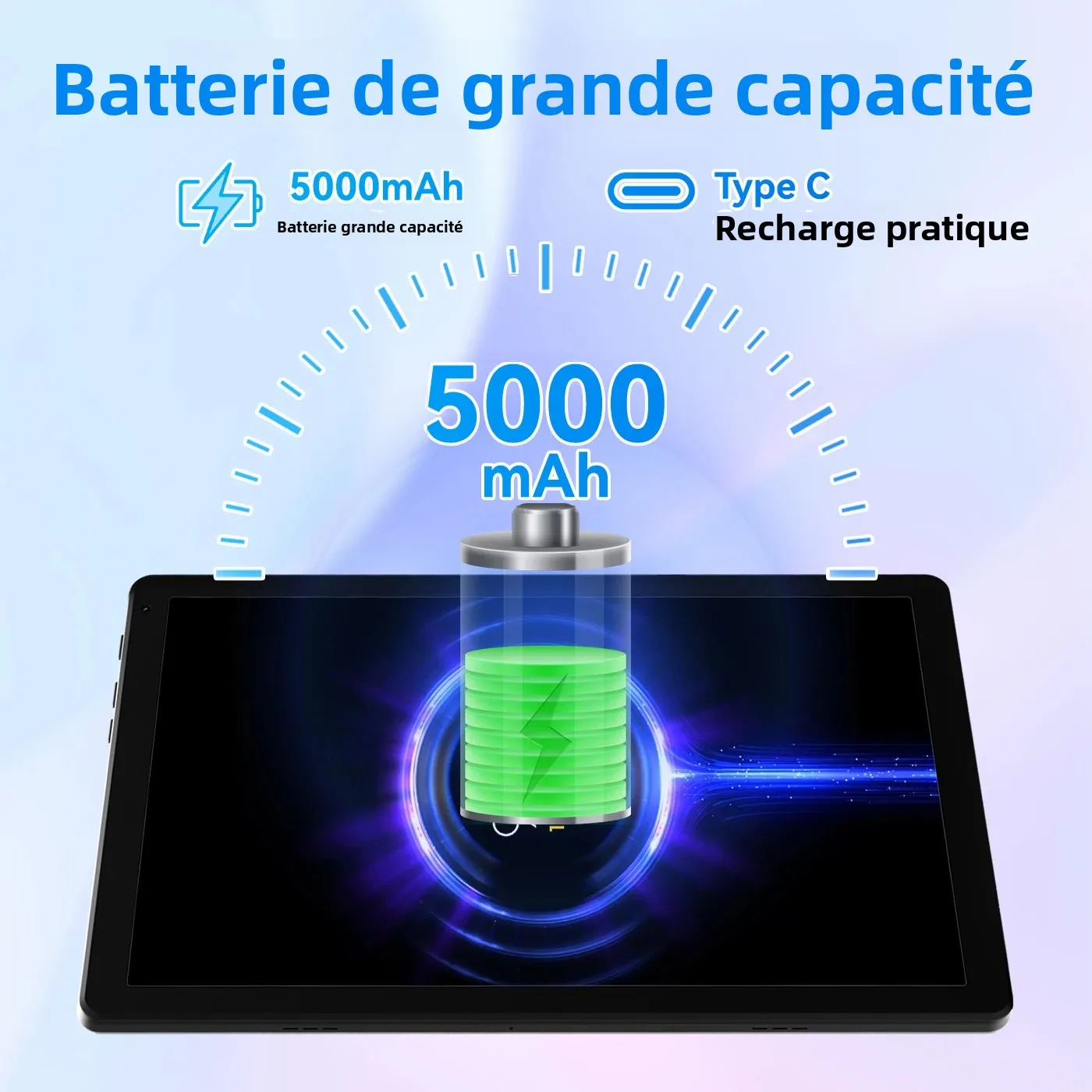 URAO 10-Zoll-Tablet mit Android 15 OS, GMS-zertifiziert, 1,8 GHz, 20 GB RAM, 64 GB ROM, 1 TB erweiterbar, HD-IPS-Touchscreen, Dual-Kamera_voghion.com