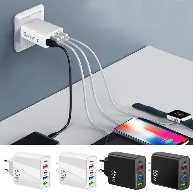 65WUSBCChargerLaptopAdapterOverheatingProtectionFastCharging