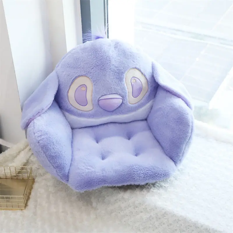 Disney Stitch Soft Cartoon Sofa Seat Anime Plush Cushion Stuffed