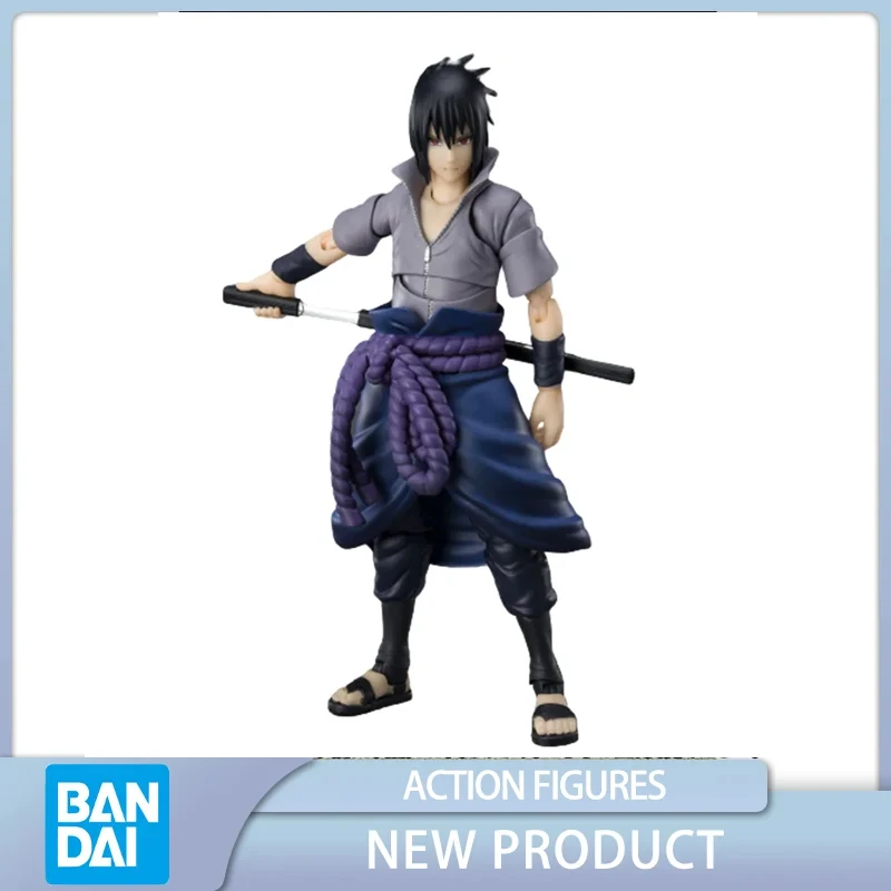 

BANDAI SHF NARUTO Uchiha Sasuke Action Figure Collectible Doll Model Kid Toy Gift Genuine 2022 New Product Goods In Stock