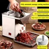 PBOBP Automatic Electric Sausage Slicer Small Machine Commercial Vegetable Cutter Cucumber Ham Sausage Slicer Slicing Machine 1