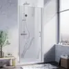 Pivot Swing Shower Door 36 in.W x 72 in.H, Frameless Shower Door with 1/4 in. Clear Tempered Glass, Single Glass Panel 1