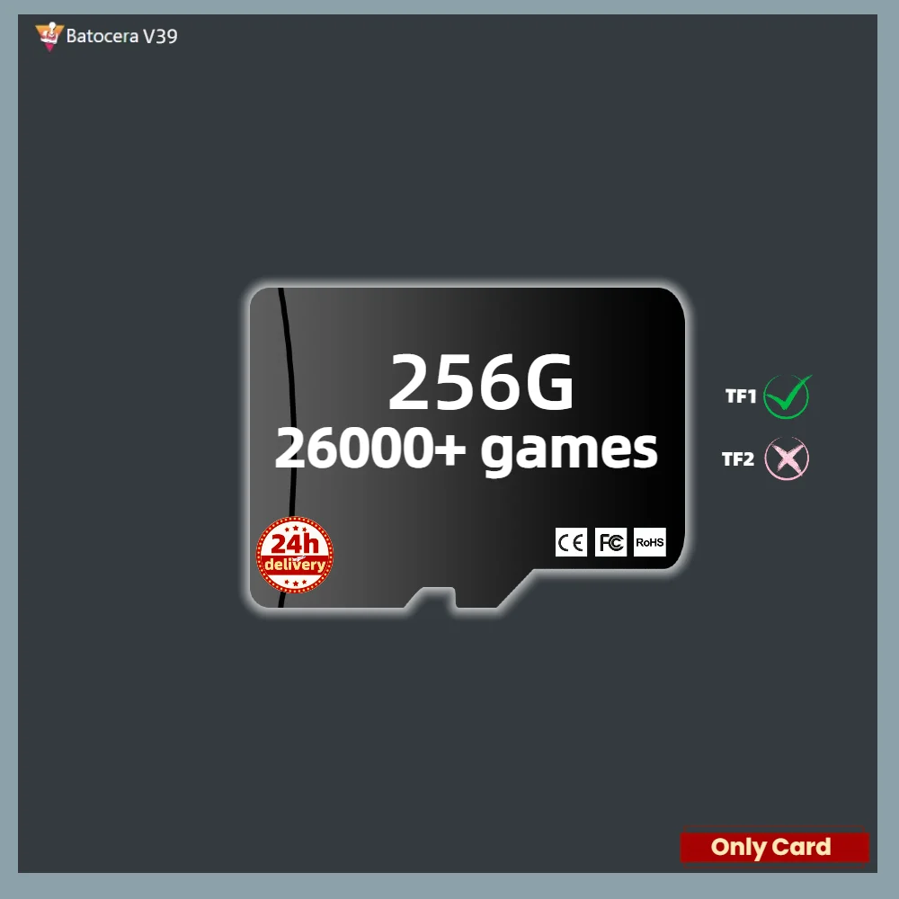 TF Game Card For Anbernic RG40XX V RG40XXV Classic Retro PSP PS1 Games Portable Handheld Console 512G 256G memory card micro sd card flash card flash memory card game card