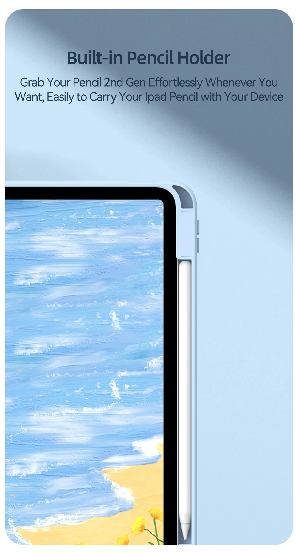 Transparente com Mouse, iPad Pro 11, Air
