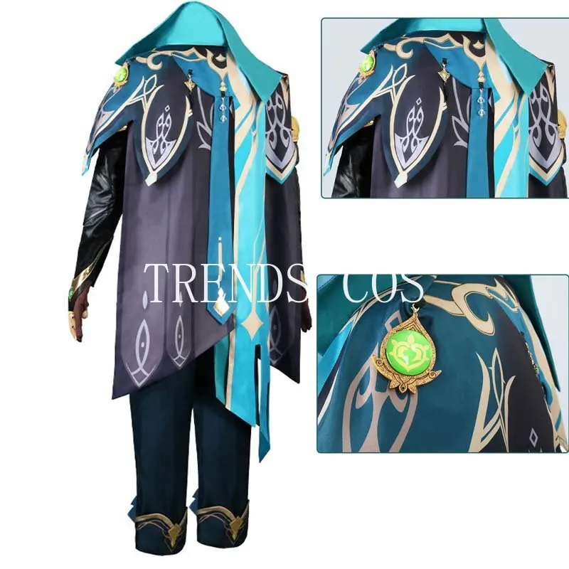 Sumeru Al Haitham Cosplay Costume Men's Uniform Halloween Outfits for anime cosplay