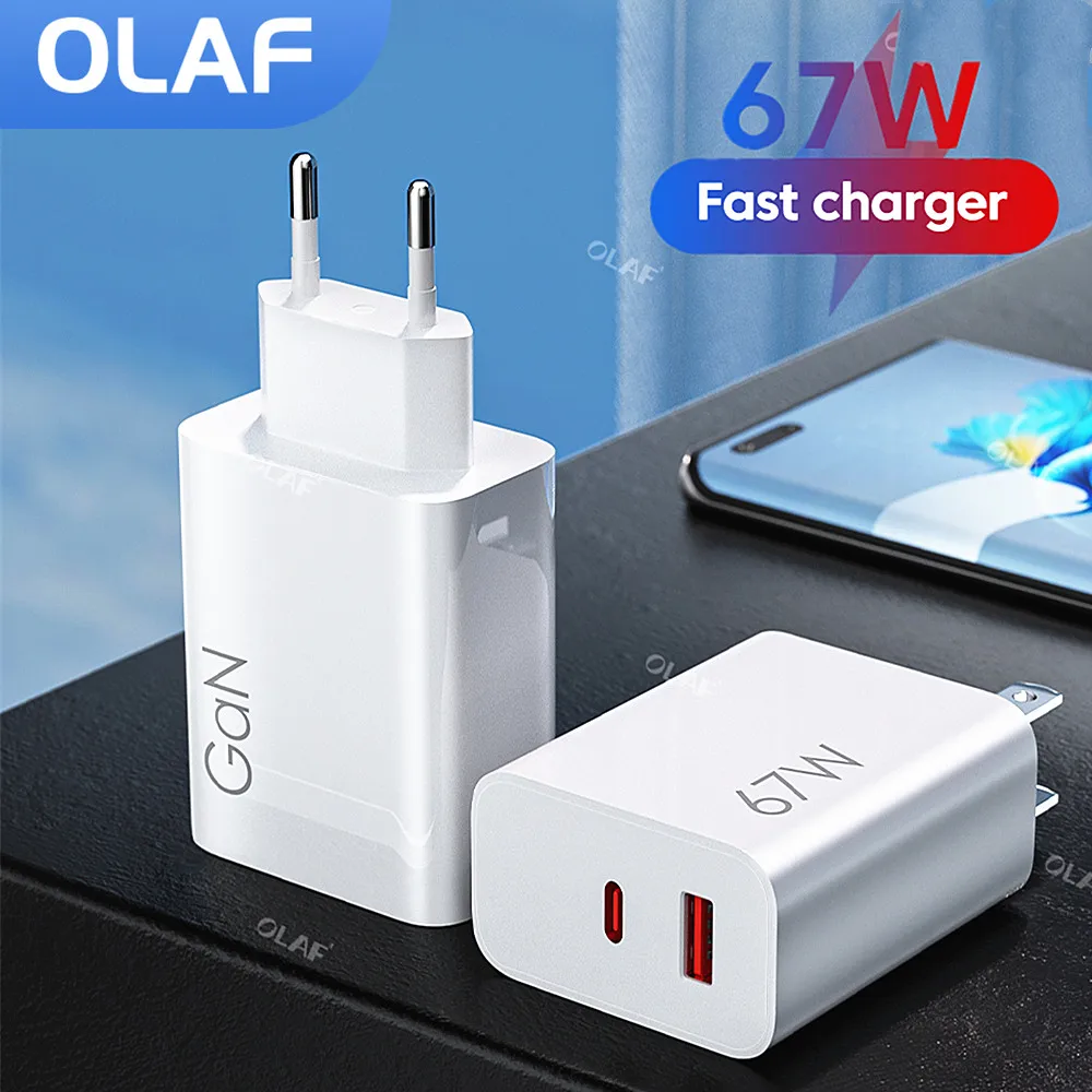

Olaf 67 Вт USB зарядное устройство Быстрая зарядка QC3.0 USB C кабель типа C для телефона зарядное устройство для Huawei Samsung Xiaomi Быстрая зарядка