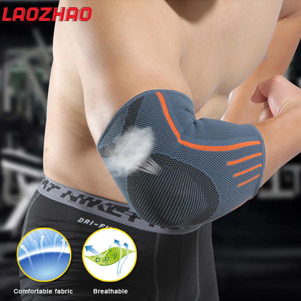 Elbow Brace Compression Support Sleeve for Tendonitis,Tennis Golf Elbow Treatment-Reduce Joint Pain During Any Activity 1PCS
