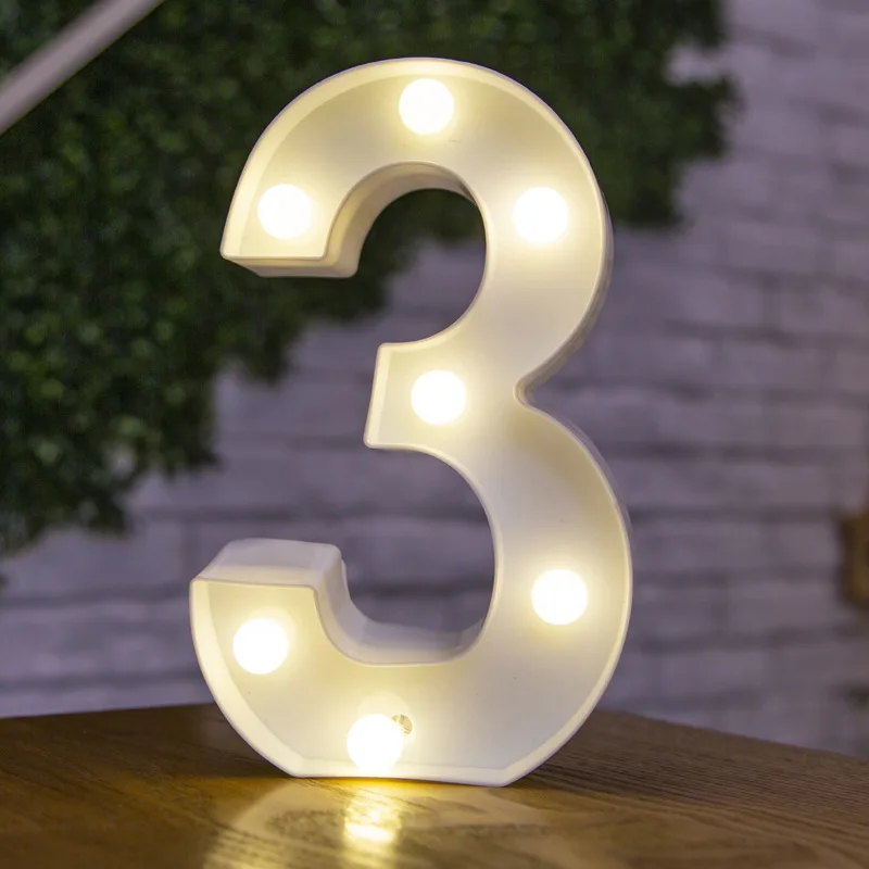Illuminating LED Letter & Number Lights