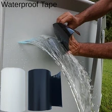 

Waterproof Tape 150cm Super Strong Waterproof Stop Leaks Seal Repair Tape Performance Self Fix Tape One Stick To Stop Leakage
