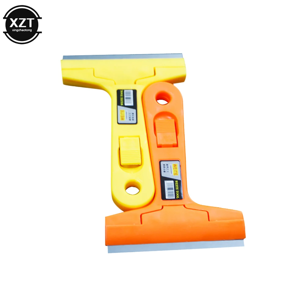 Portable Window Glass Cleaning Blade Floor Scraper Gap Cleaning Blade Glue Remover Multi-functional Plastic Hand Tool