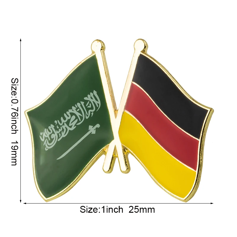 thumbnail image 2 of German Brooch Pin German Flag Badge Flag Pin Badge Flag Brooch German Map Flag National Brooch Pin Badge, Metal 2 of 9