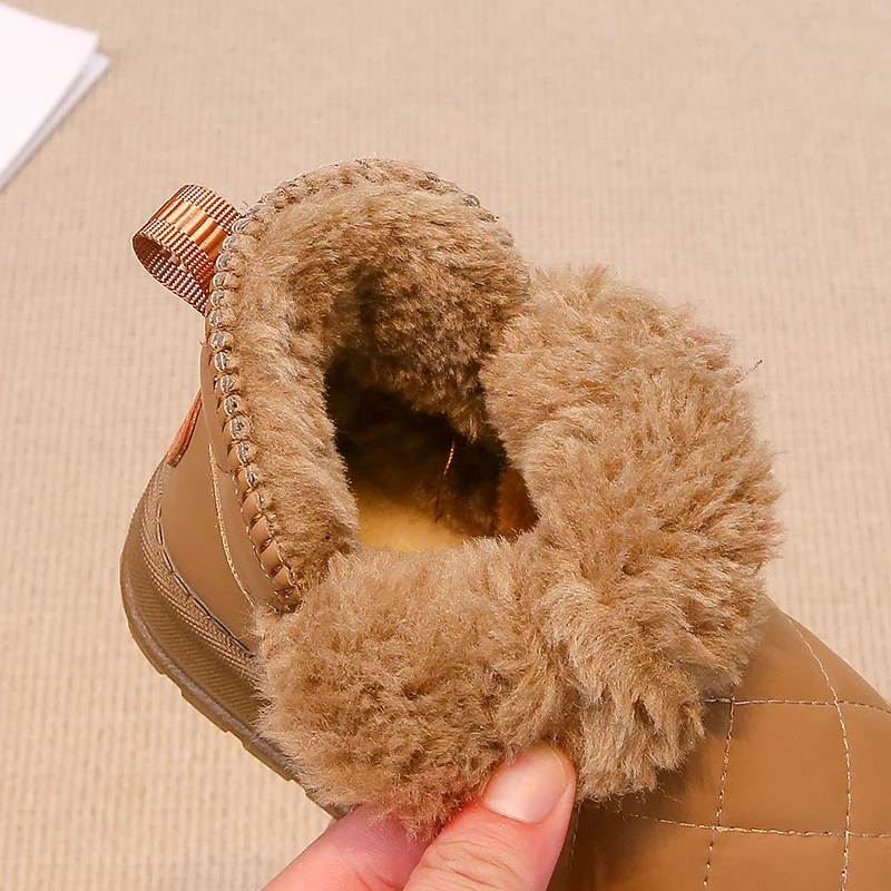 Warm Cotton Kids Ankle Boots for Autumn Winter