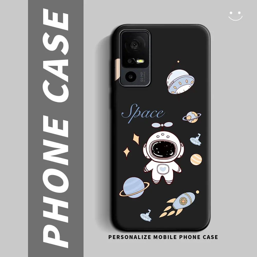 Cartoon Cute Cat Flower Shockproof Silicone Soft Phone Case - Stylish Protective Back Cover