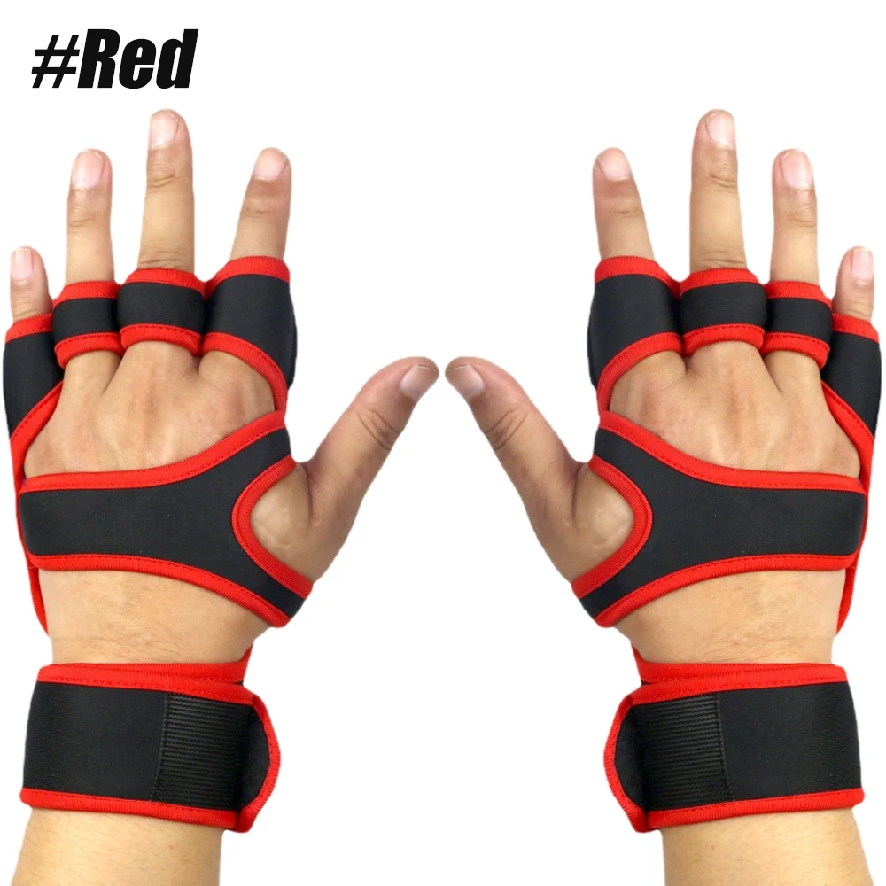 Description Picture 5 of item1Pair Cross Training Gloves with Wrist Support for WODs, Gym Workout, Weightlifting and Fitness, Strong Grip for Men & Women