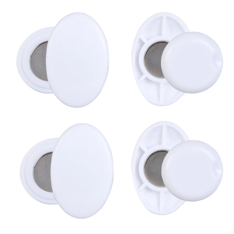 Running Race Number Holder, 4 Pair Number Magnets Running Fix Clip Start Holder, Fix Clip Set 24BD