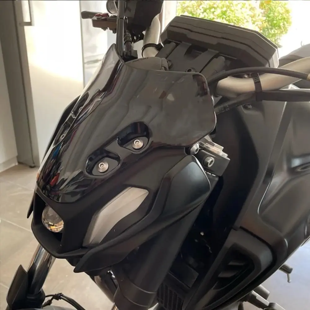 

FOR YAMAHA MT-07 MT 07 MT07 2021 2022 2023 Motorcycle Risen Windscreen Extension Windshield Spoiler Winds Deflector Accessories