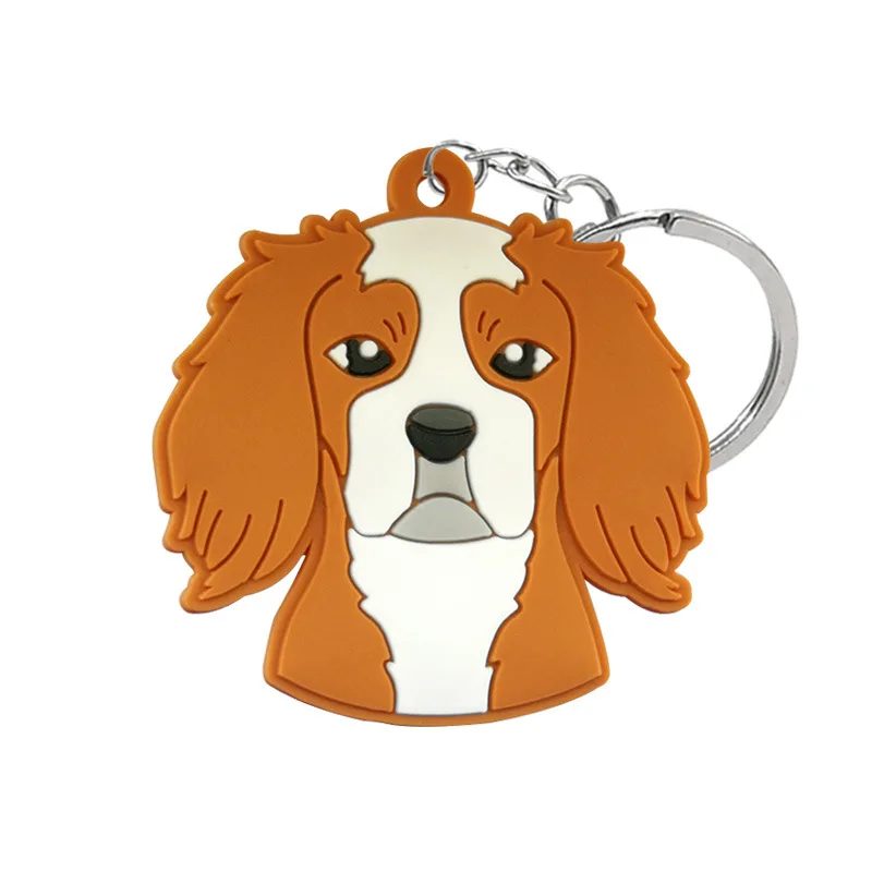 Neue Keychain Niedlichen Tier Cartoon Schlüsselanhänger Hund Schwein Panda Koala Bee Dolphin Muster Schlüssel Halter Auto Schlüssel Anhänger Zubehör Geschenke – Detail 13