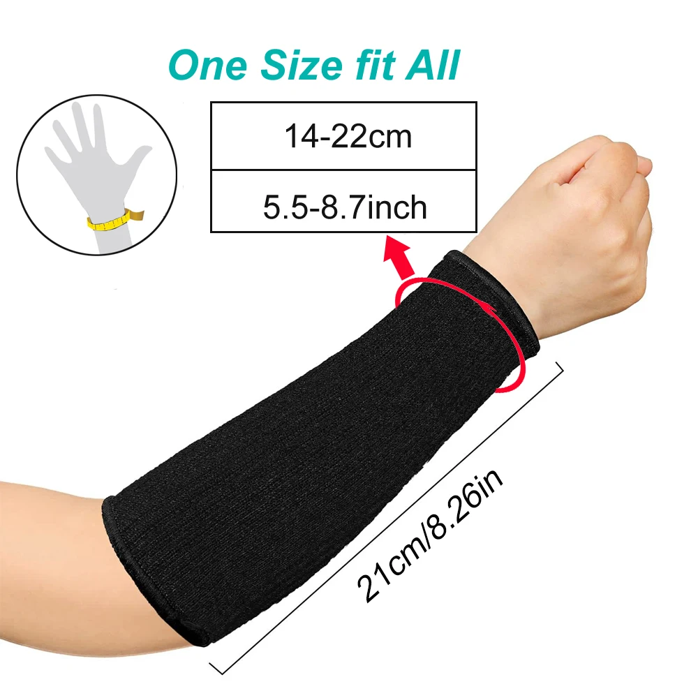 1 Pair Anti-cutting Arm Cover Level 5 HPPE Anti-scratch Work Protection Arm Sleeves Cover Car Maintenance Protective Work Gloves anti cutting arm cover