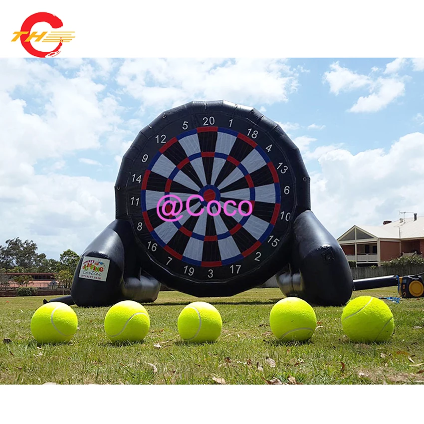 Freies verschiffen zu tür! outdoor große aufblasbare fußball dart board ...