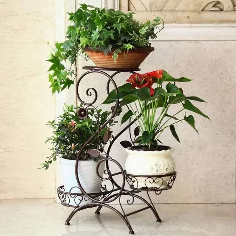 Finestra White Plant Stand Fondale Fiori Nordic Metal Plant Stand Outdoor Party Estanterias Para Plantas Mobili Da Balcone