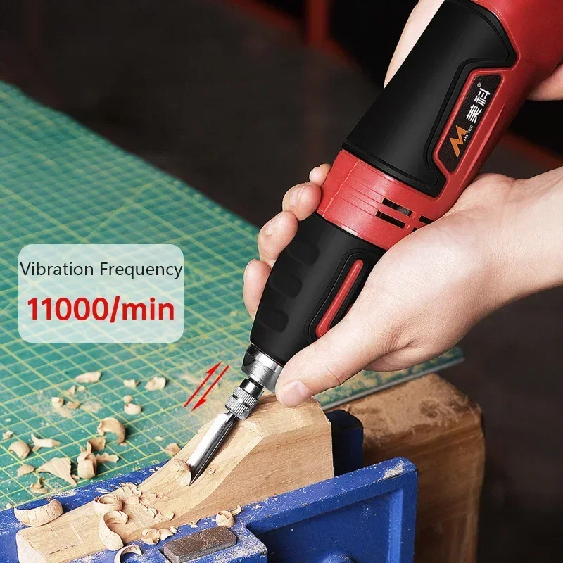 

Electric Carving Knife Woodworking Engraving Machine Small Carved DIY Electrical Tools for Root Carving Carpentry Carving Head