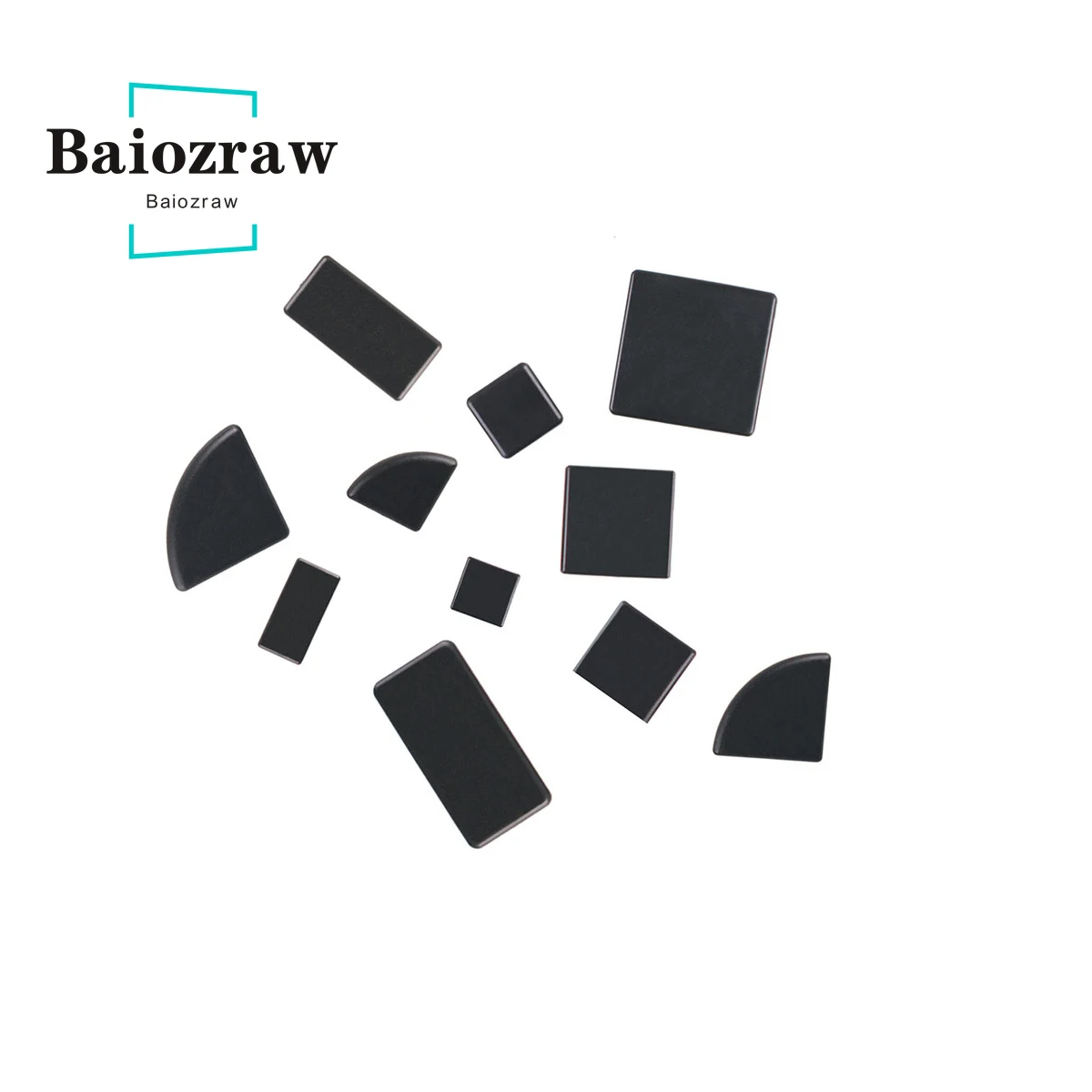 Black Plastic End Cap Cover Plate for 2040 3030 3060 3030R 4040 4080 4040R 4545 EU Aluminum Profile 5/10/20/50PCS aluminum profile end cap,aluminum profile