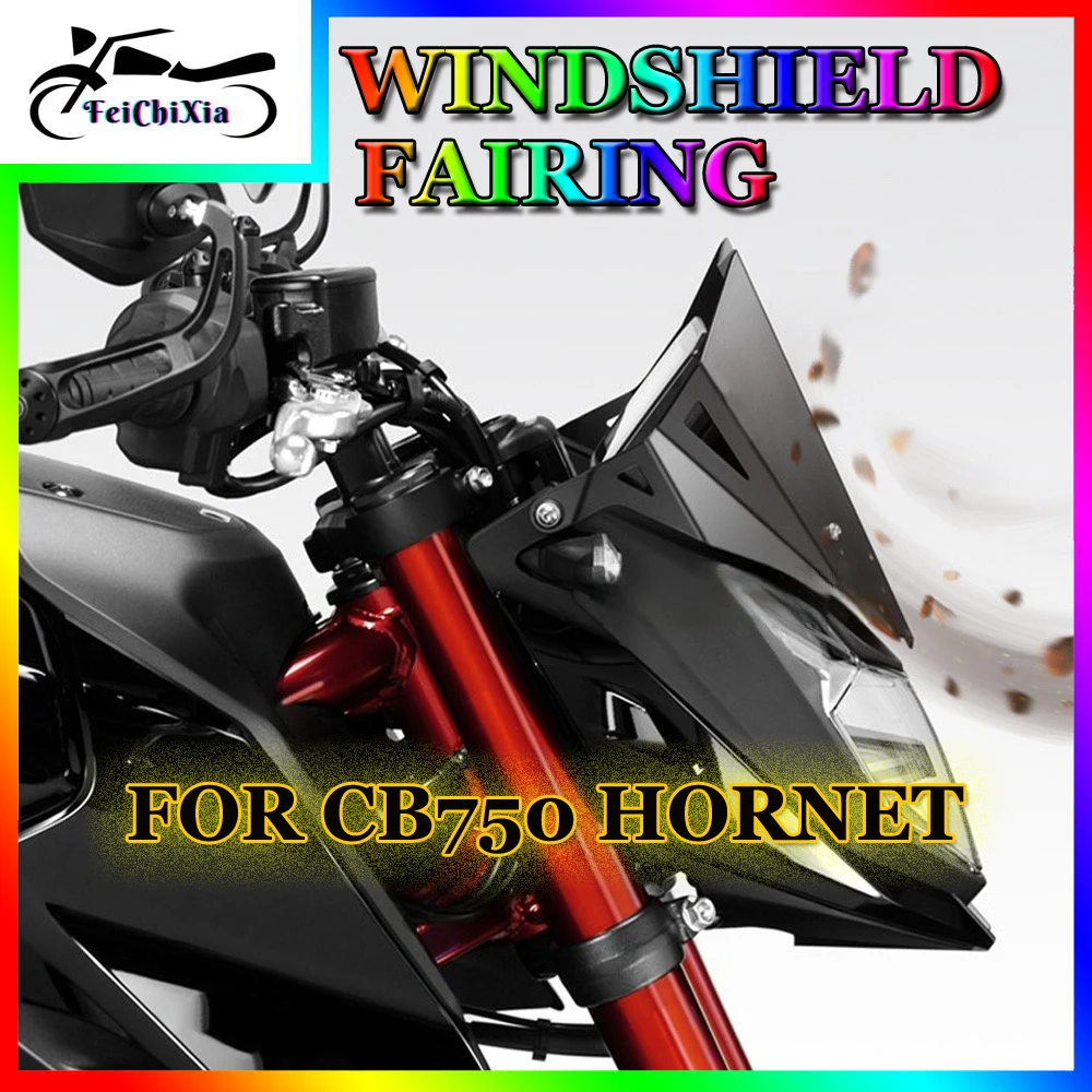 

2023 Windshield For HONDA CB750 Hornet CB 750 HORNET 2023 Motorcycle Accessories Windscreen Wind Shield Deflector