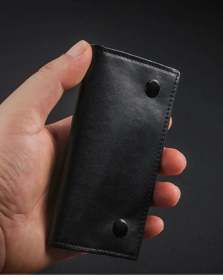 Custodia per tabacco in pelle PU Custodia per portafoglio Borsa portatile per pipa da fumo per sigarette Borsa per carta da imballaggio Custodia per tabacco per erbe - immagine 6