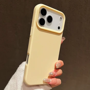 Custodia protettiva in silicone color caramello per iPhone 17 Pro Max 17 Air 17 Pro Cover posteriore per paraurti in TPU morbido opaco antiurto