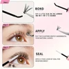 Lash Bond and Seal for Cluster Lash Glue 2in1 Glue Lasting Waterproof Clear Coating Raincoat Strong Tasteless DIY10 ML Glue 6