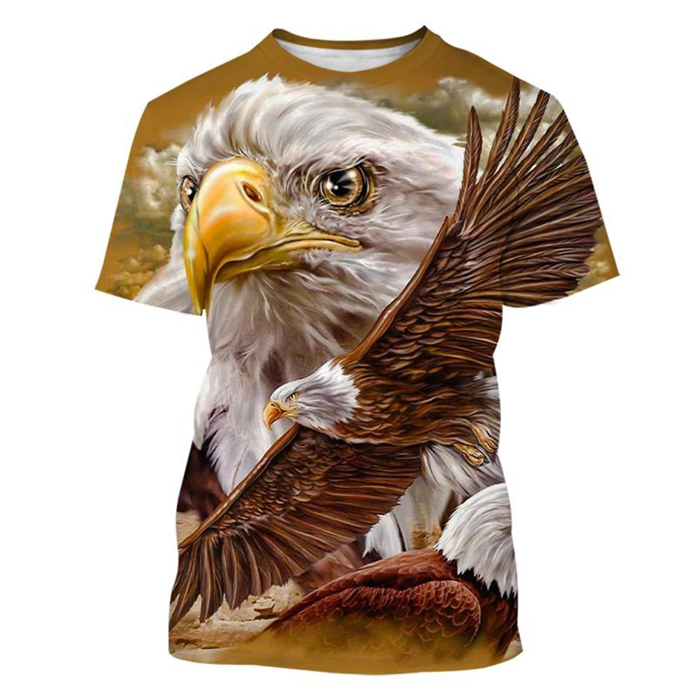 

Animal Eagle Wildlife 3d Print Summer Men Women Streetwear O-Neck T-shirt Oversized Casual TShirt Trend Fashion Unisex Clothing