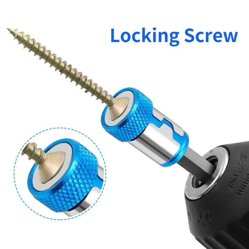 6.35mm Universal Magnetic Ring Alloy Screwdriver Bit Anti-corrosion Strong Magnetizer Drill Bit Magnetic Tool magnetic drill bits