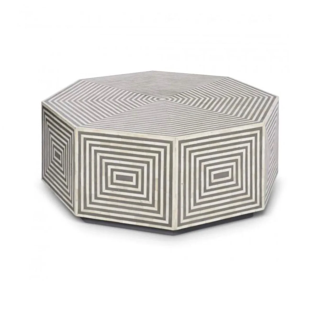 High Selling Handmade Bone Inlay hexagon Coffee Table For Living Furniture Modern Coffee Table for Export from India