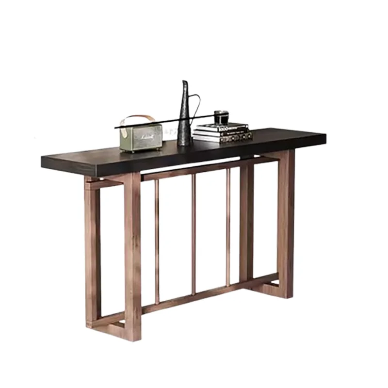 Tavolo Console Creativo e Accogliente, Elegante Tavolo Moderno per Ingresso, Stile Nordico, Arredamento per Soggiorno - immagine 6