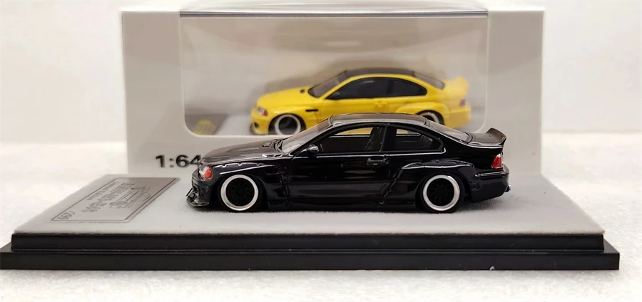1:64 BMW M3 CSL E46 Wide Body modified QIDIAN BMW Alloy die