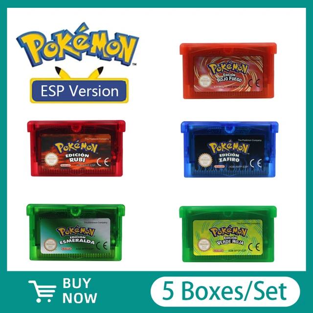 Pokemon Games Gameboy Advance | Boy Advance Sp Pokemon - Pokemon Game Aliexpress