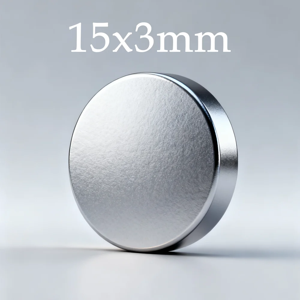 15x3mm circular strong magnet suitable for photo walls bathroom accessories homes, cabinet doors, Christmas DIY, graffiti crafts 1