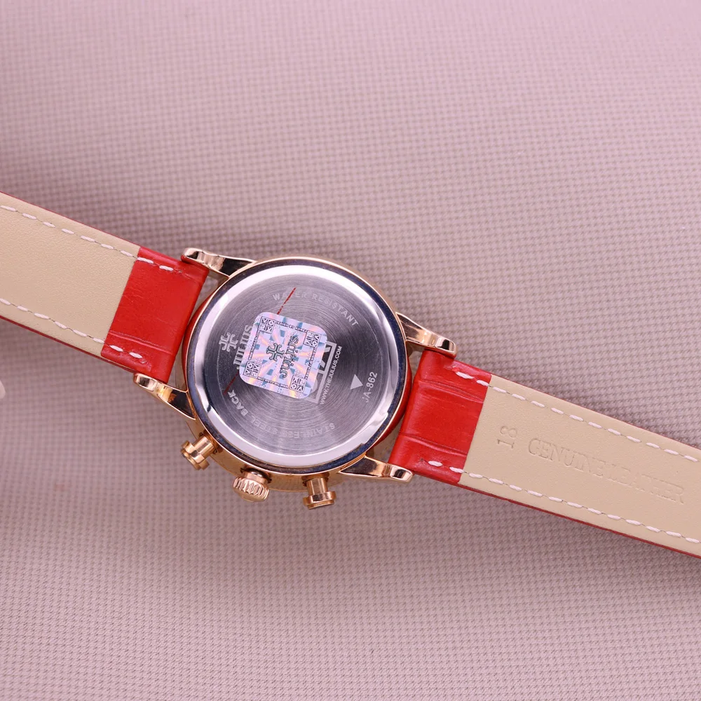 Real Functions JULIUS Women's Watch Japan Quartz Hours Fashion Clock Bracelet Sport Leather Auto Date Birthday Girl Gift Box