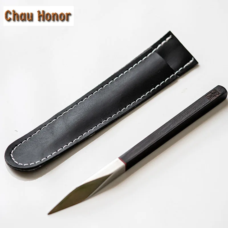 Retro Solid Wood Tea Knife Tea Needle Damascus Tea Cone Hand Prying Tea Hammer Tool Puer Tea Cake Tea Opener Tea Set Accessories