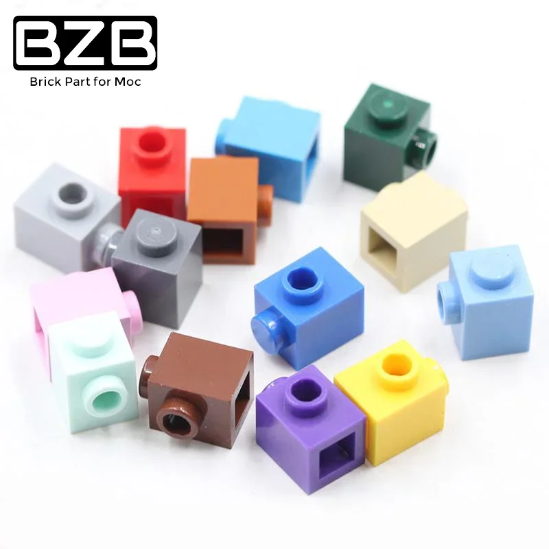 

BZB 10Pcs MOC PART 87087 Bricks Special 1x1 with Stud on 1 Side Block DIY Building Blocks Educational Kids Boys Girls Toys Gift