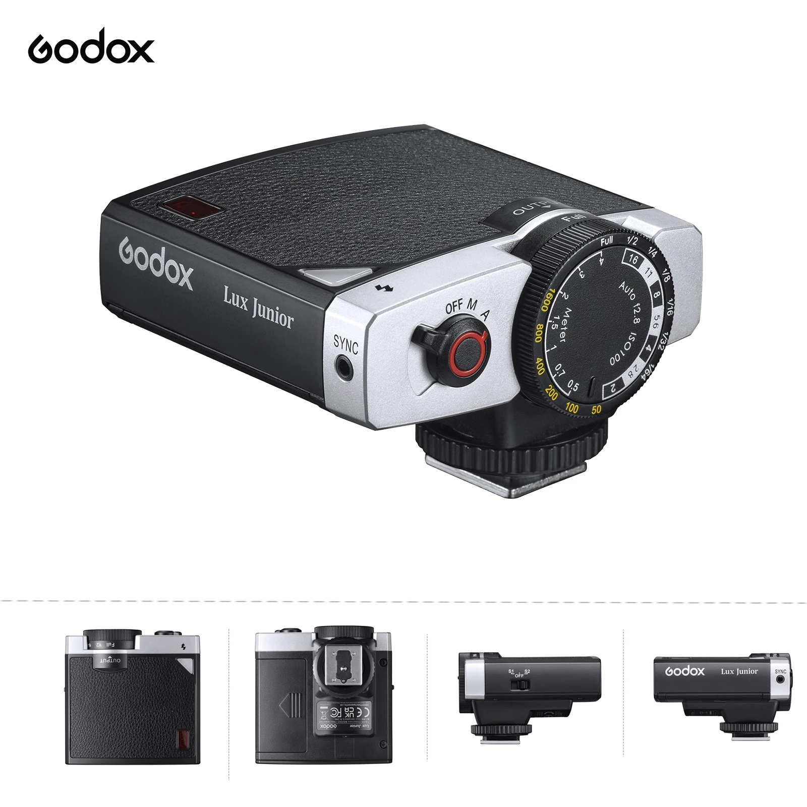 GodoxLuxJuniorRetroCameraFlashGN126000KAutoManual28mmFocal