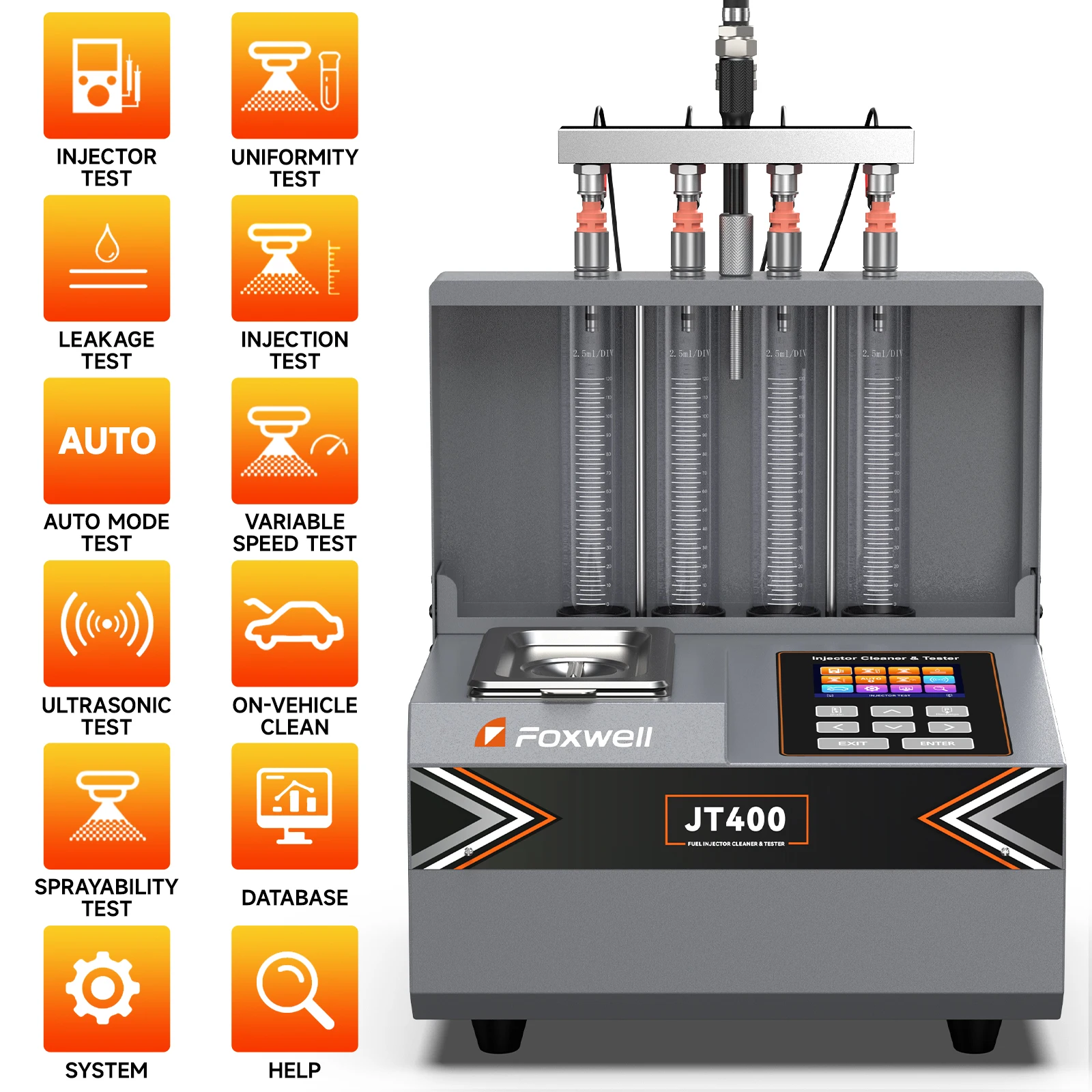 Foxwell JT400 Ultrasonic Injector Cleaning System