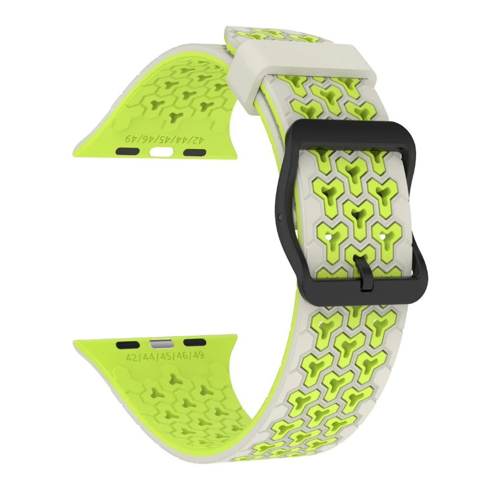 Breathable Silicone Two-Tone Adjustable Sport Band