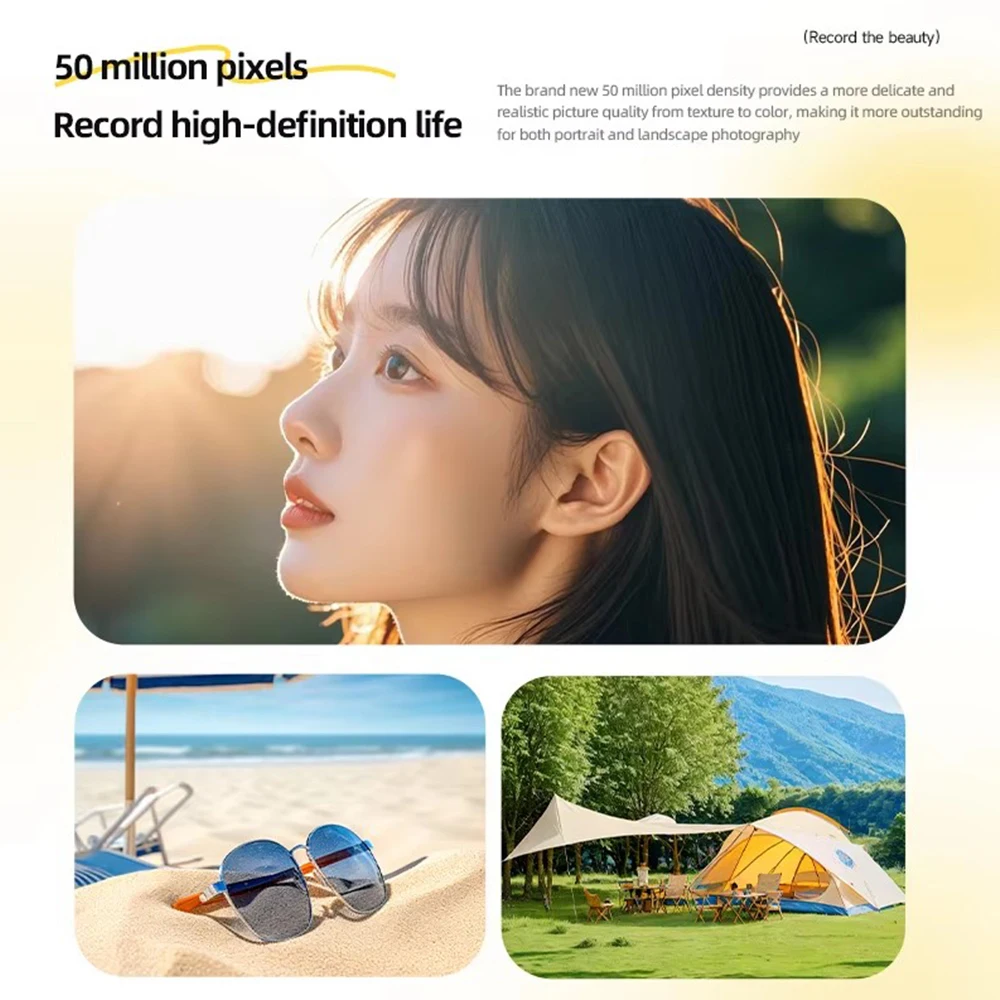 4K Digital Camera Retro CCD Portable Card Camera Entry-level Dual Flash 50 Million Pixels Auto Focus Clear digital camera