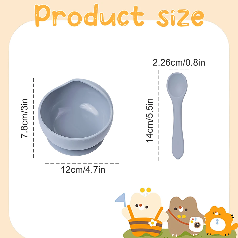 Silicone Baby Feeding Bowls 6