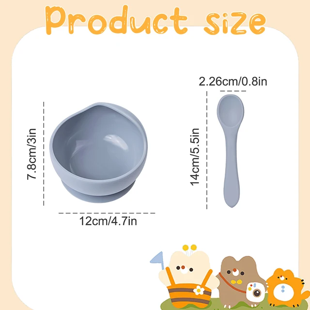 Silicone Baby Feeding Bowls 5