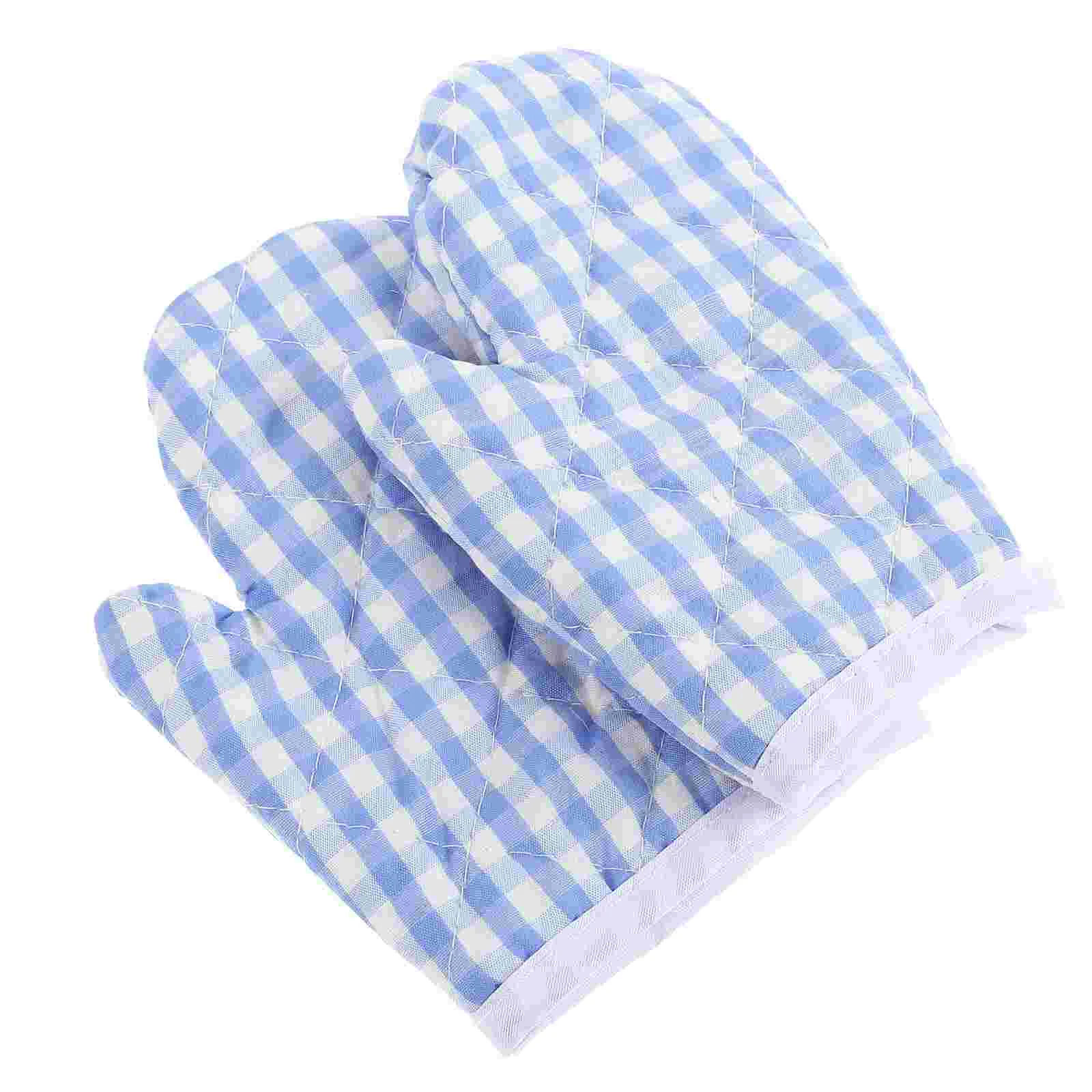 

Kids Oven Mitts Kitchen Heat Resistant Gloves Polyester Microwave Gloves Cooking Baking Mitts For Children